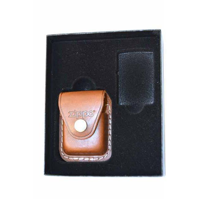 Zippo Gift Set with Brown Clip Pouch - LPGS-LPCB