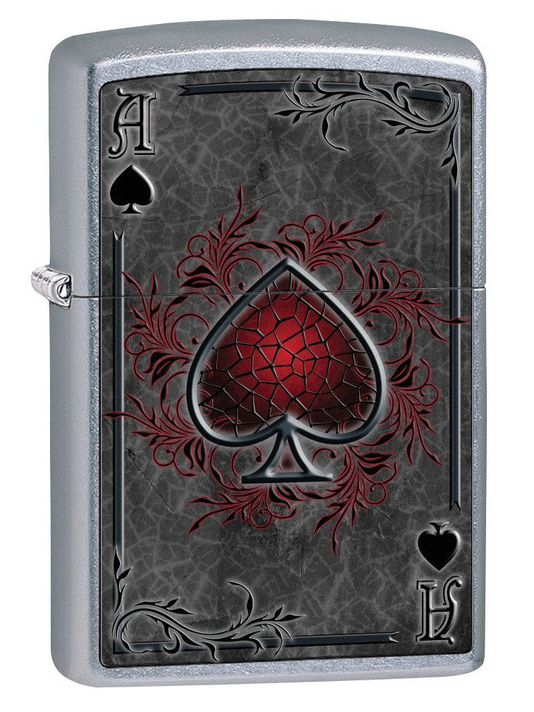 Zippo Lighter: Ace of Spades - Street Chrome 79476