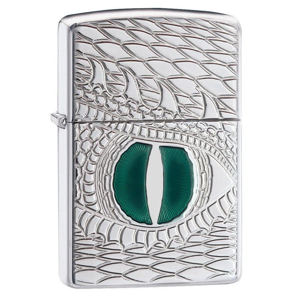 Zippo Lighter: Armor Dragon Eye - HP Chrome 28807