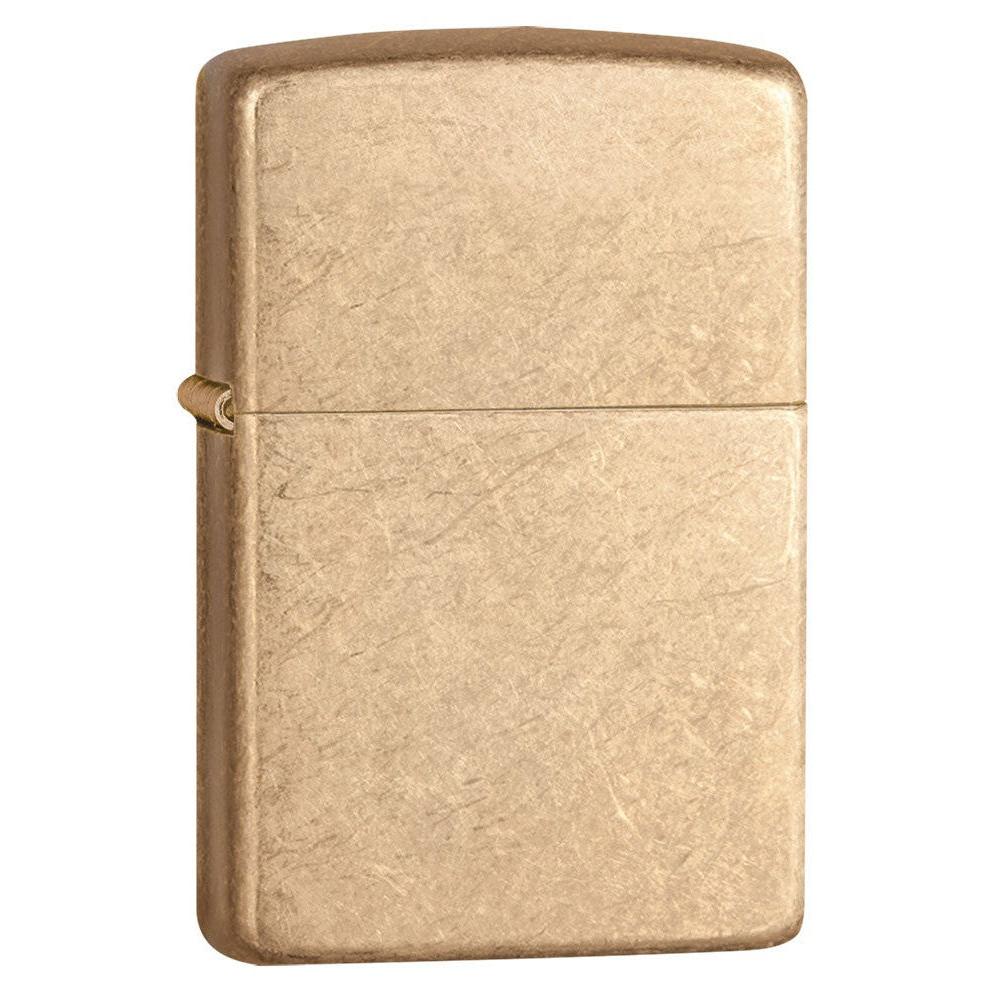 Zippo Lighter: Armour - Tumbled Brass 28496