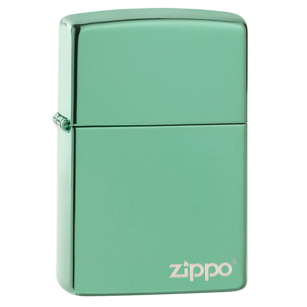 Zippo Lighter: Classic with Zippo Logo - Chameleon 28129ZL