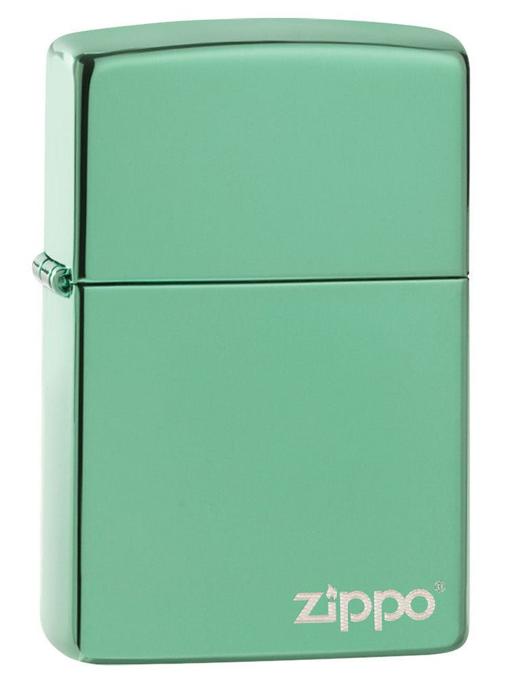 Zippo Lighter: Classic with Zippo Logo - Chameleon 28129ZL