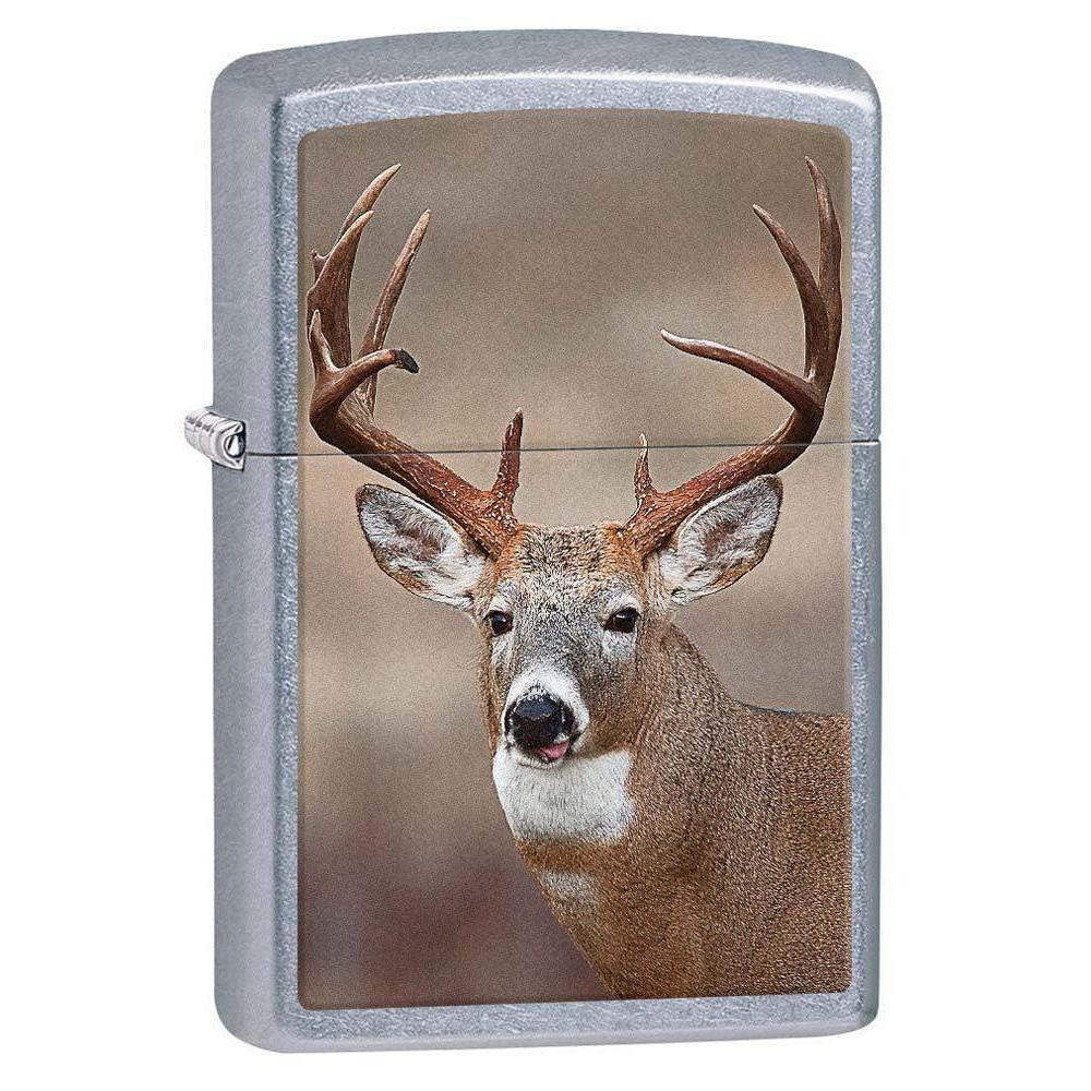 Zippo Lighter: Deer, Buck - Street Chrome 81175