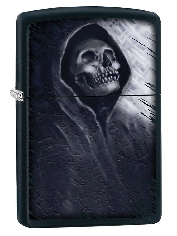 Zippo Lighter: Grim Reaper - Black Matte 79734