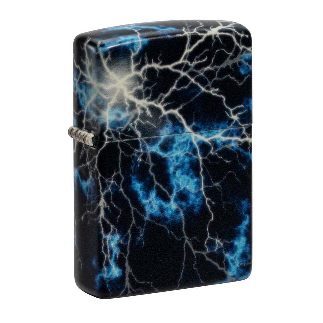 Zippo Lighter: Lightning Design, 540 Color - Glow In The Dark 48610