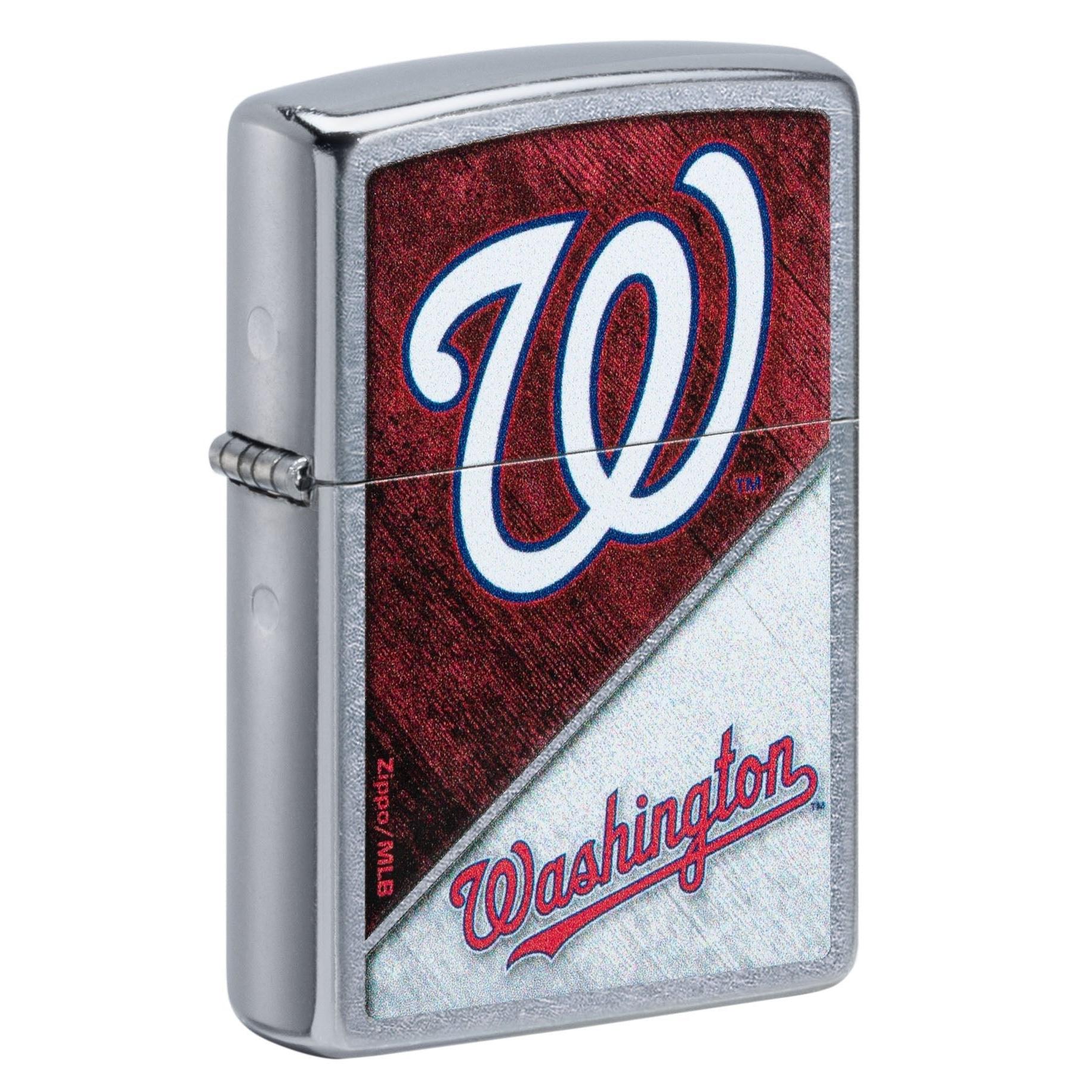 Zippo Lighter: MLB Baseball, Washington Nationals - Street Chrome 49753