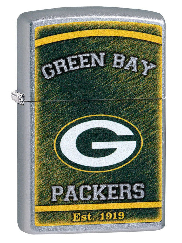 Zippo Lighter: NFL Football Green Bay Packers - Street Chrome 29943