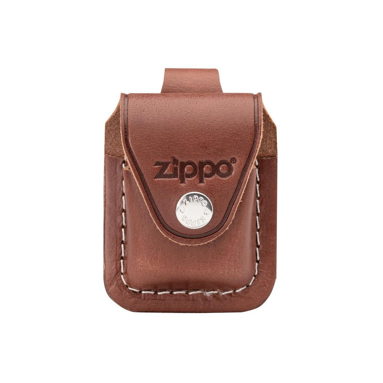 Zippo Lighter Pouch with Loop - Brown LPLB