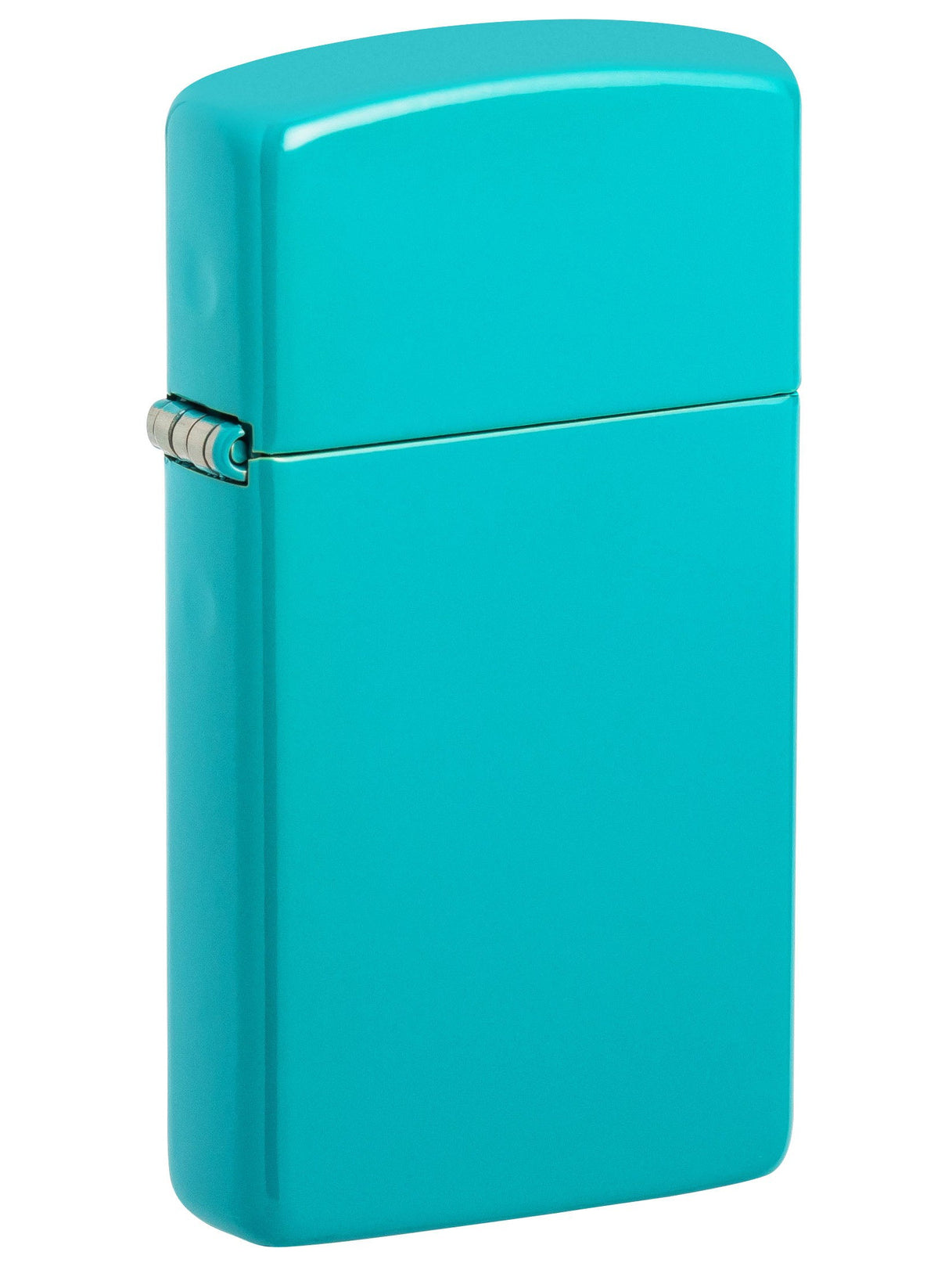 Zippo Lighter: Slim - Flat Turquoise 49529