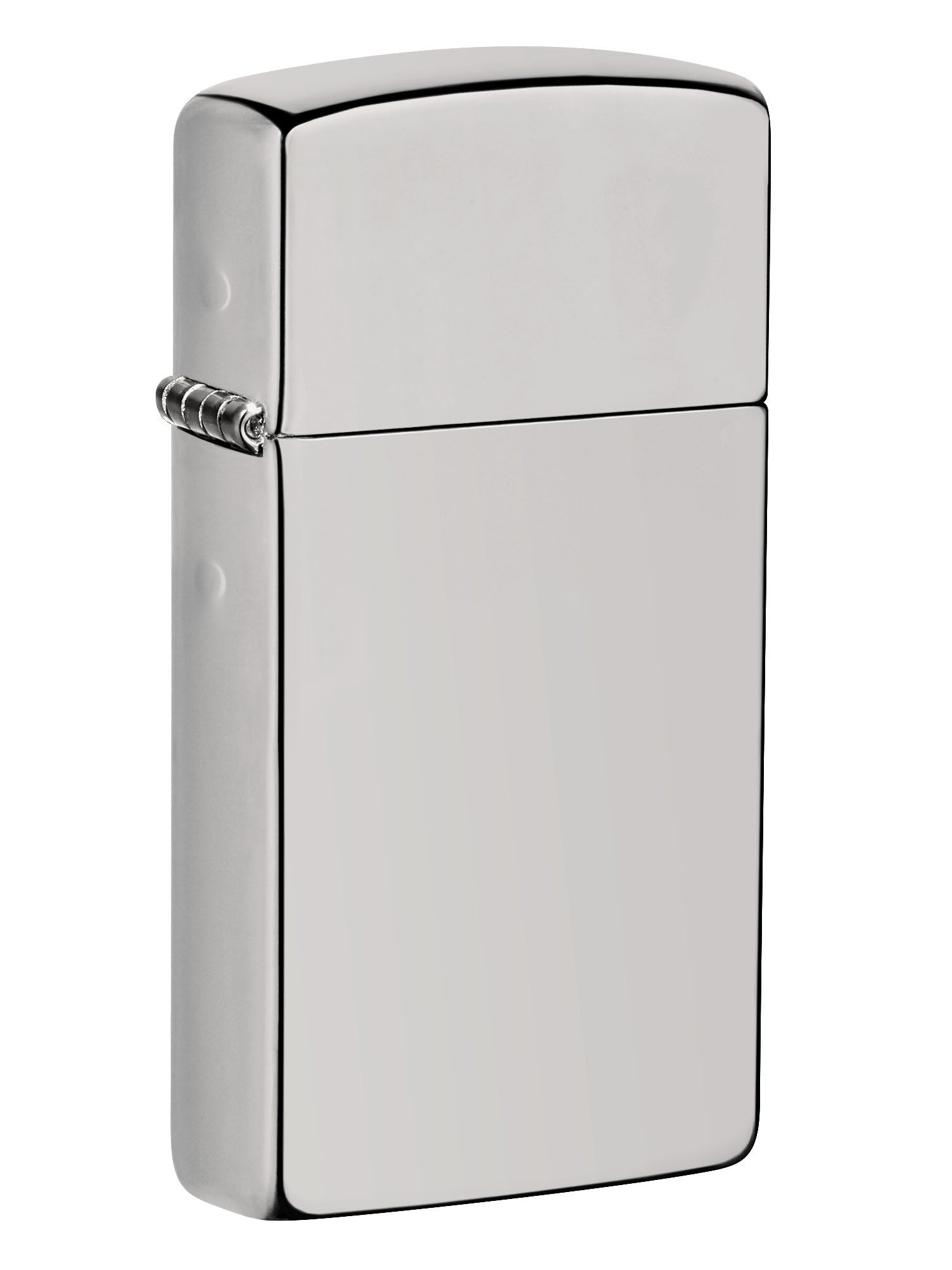 Zippo Lighter: Slim, Solid Sterling Silver - High Polish 1500
