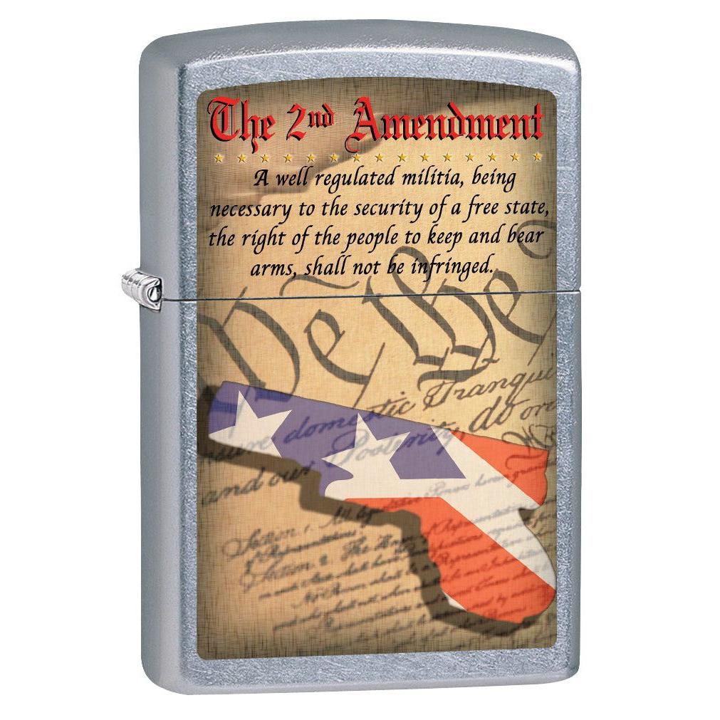 Zippo Lighter: The Second Amendment Rights - Street Chrome 78711