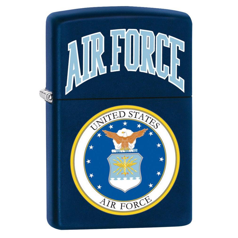 Zippo Lighter: USAF Air Force Logo - Navy Matte 79434