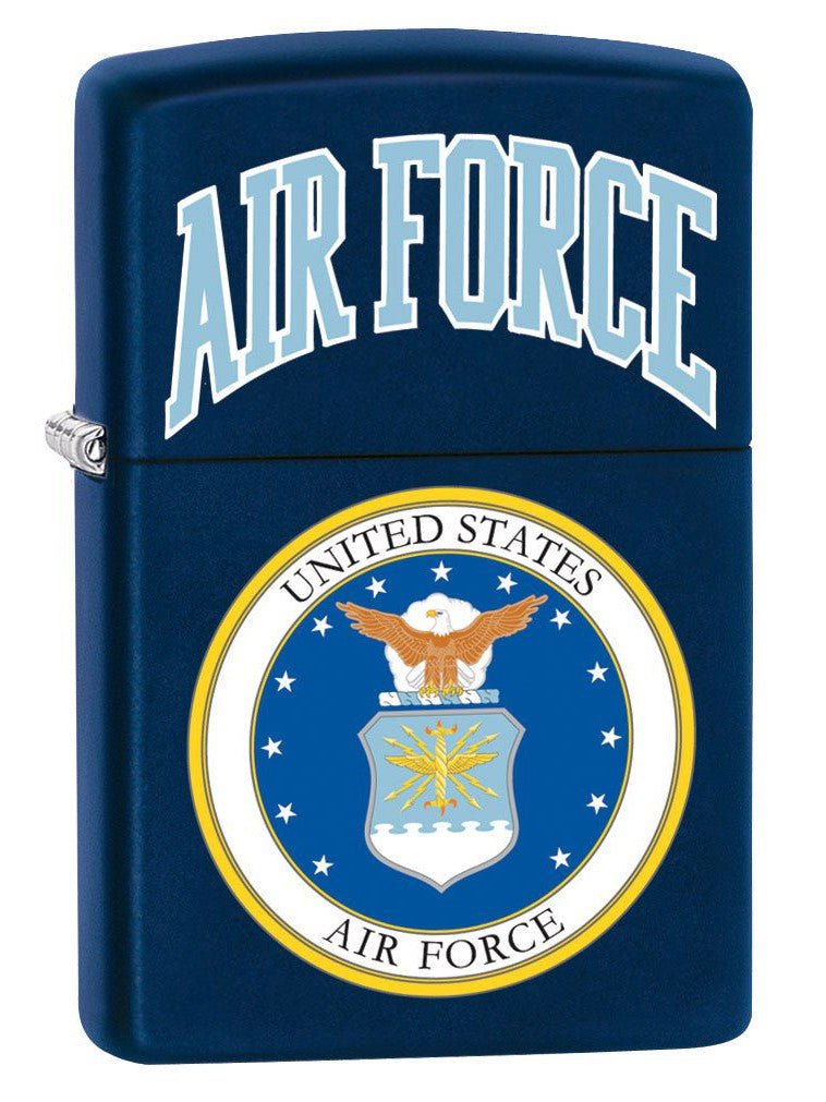 Zippo Lighter: USAF Air Force Logo - Navy Matte 79434