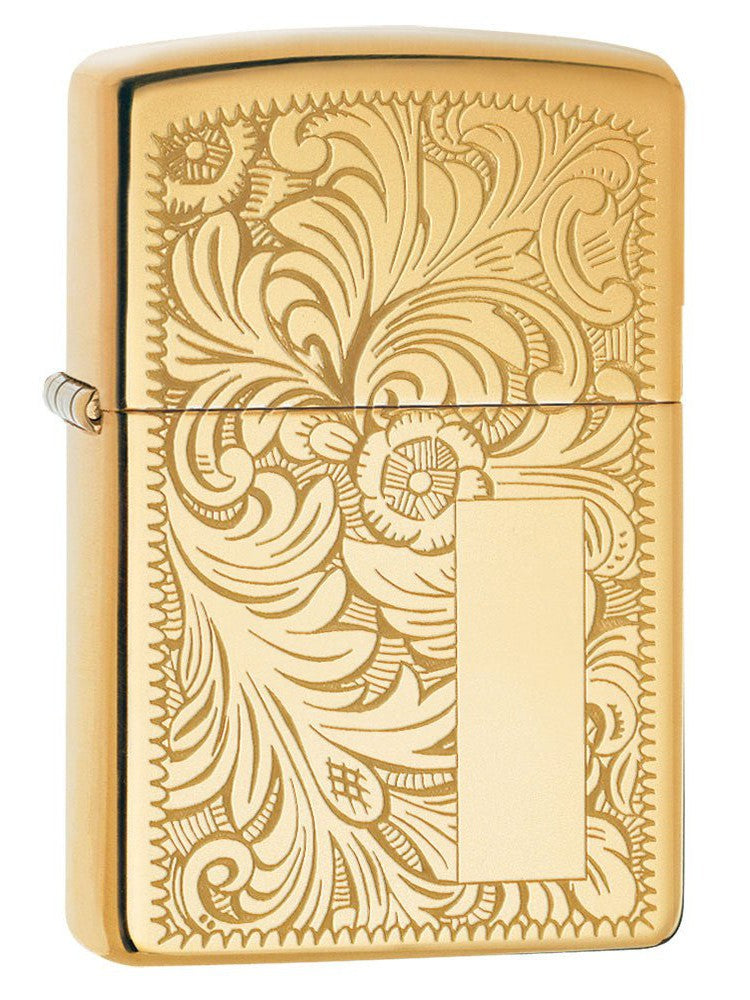 Zippo Lighter: Venetian - HP Brass 352B
