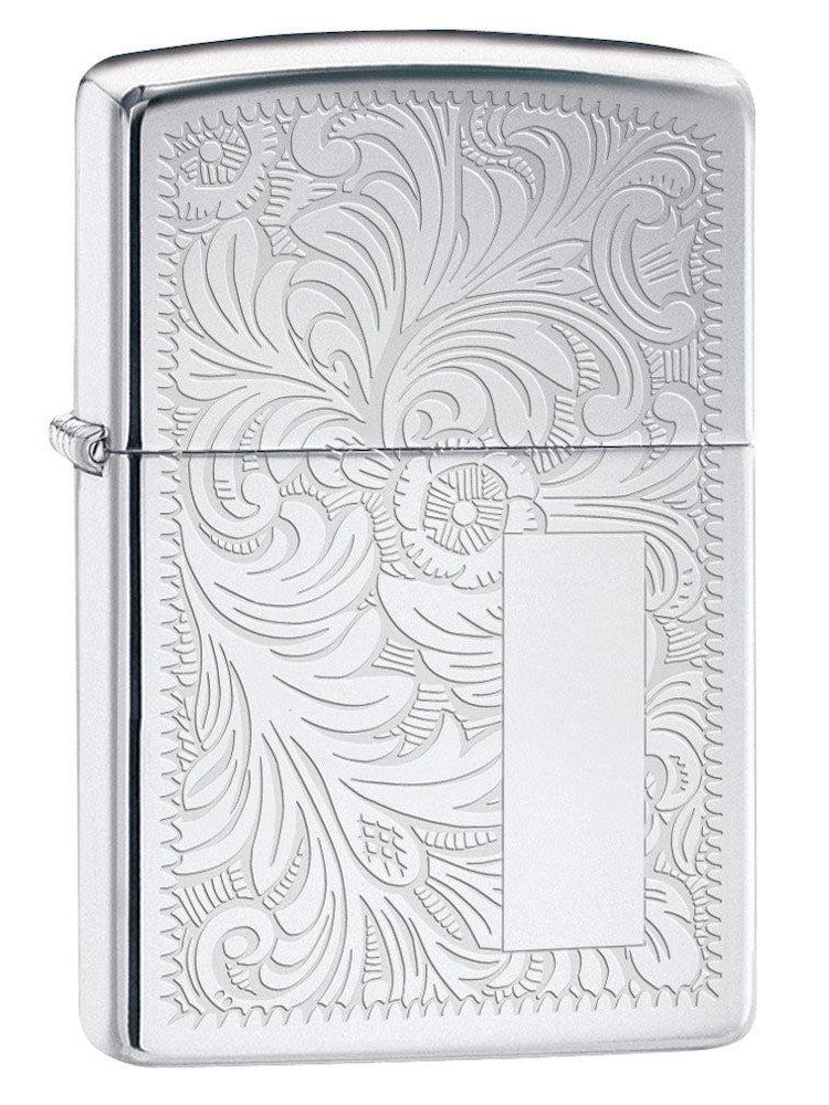 Zippo Lighter: Venetian - HP Chrome 352