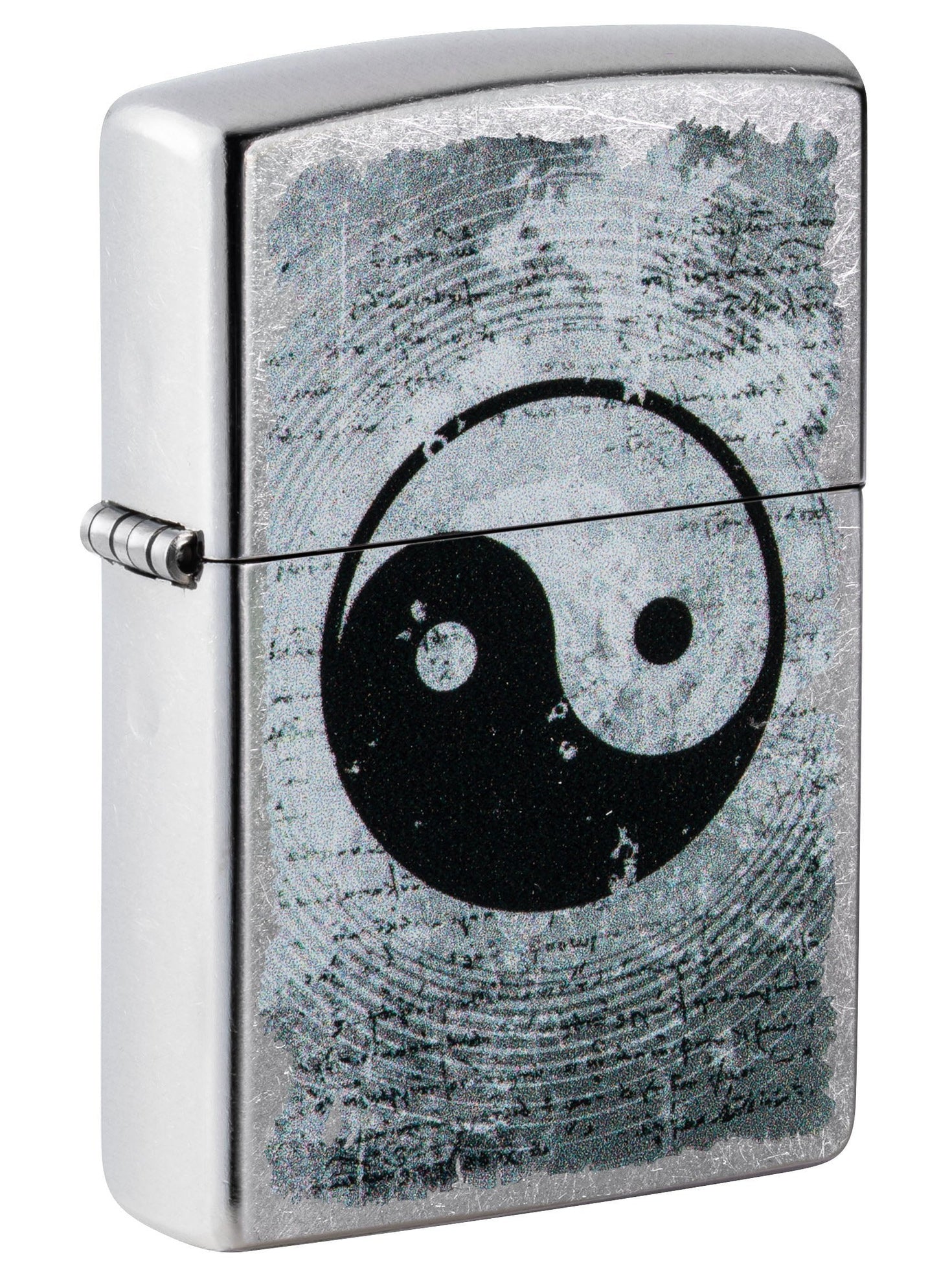 Zippo Lighter: Ying and Yang - Street Chrome 49772