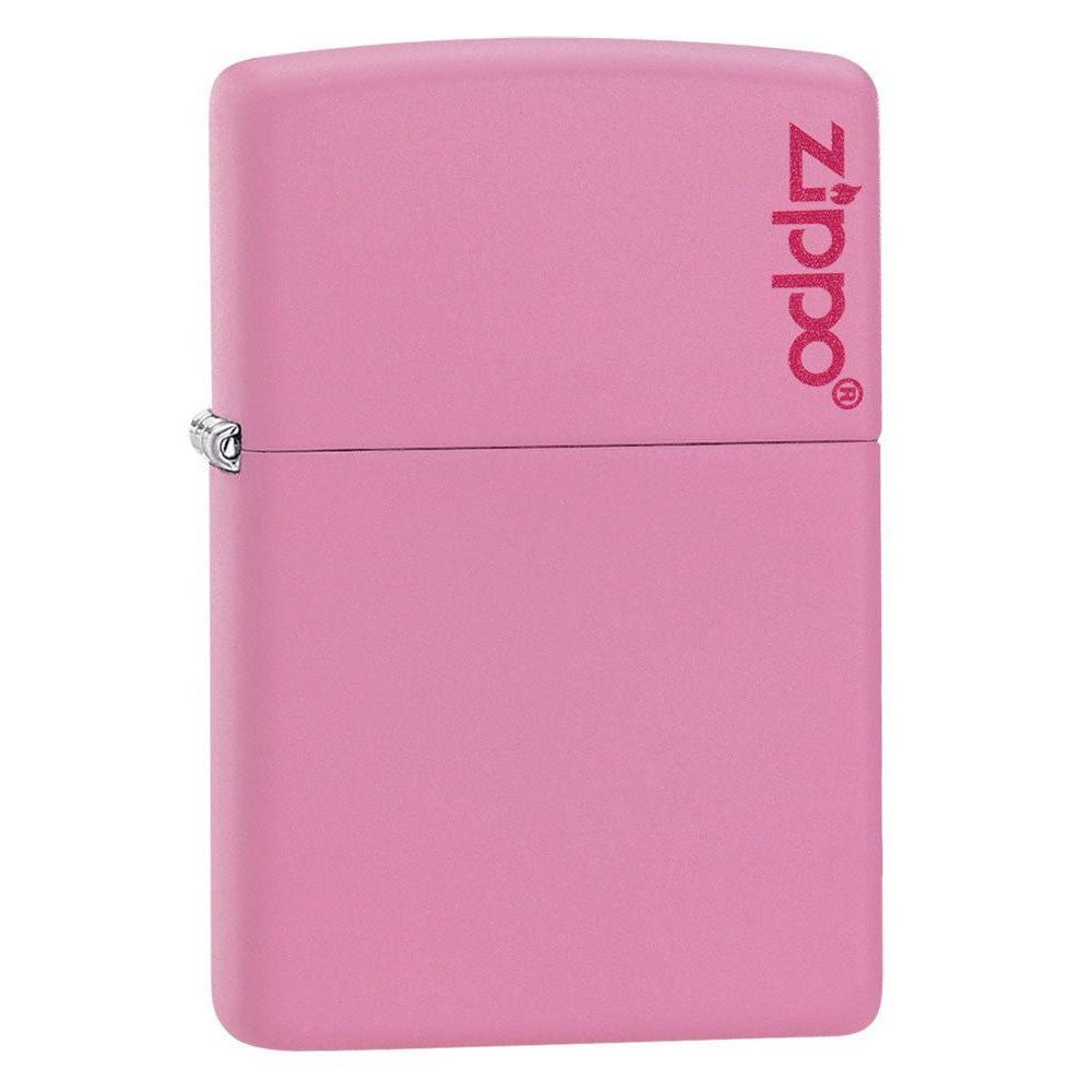Zippo Lighter: Zippo Logo - Pink Matte 238ZL