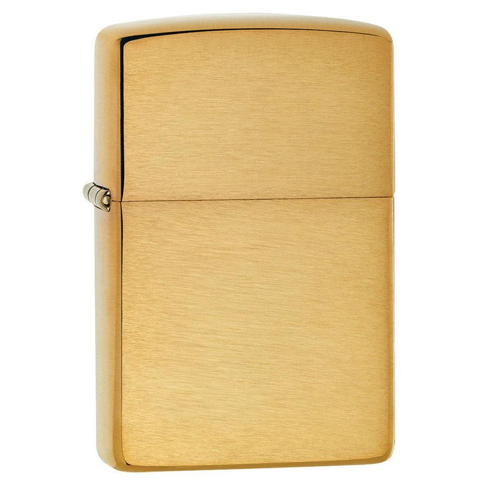 Zippo Pipe Lighter: Brushed Brass 204BPL