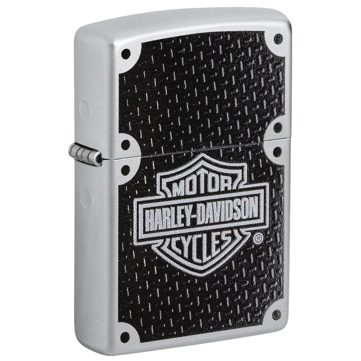 Zippo Lighter: Harley-Davidson Carbon Fiber - Street Chrome 24025