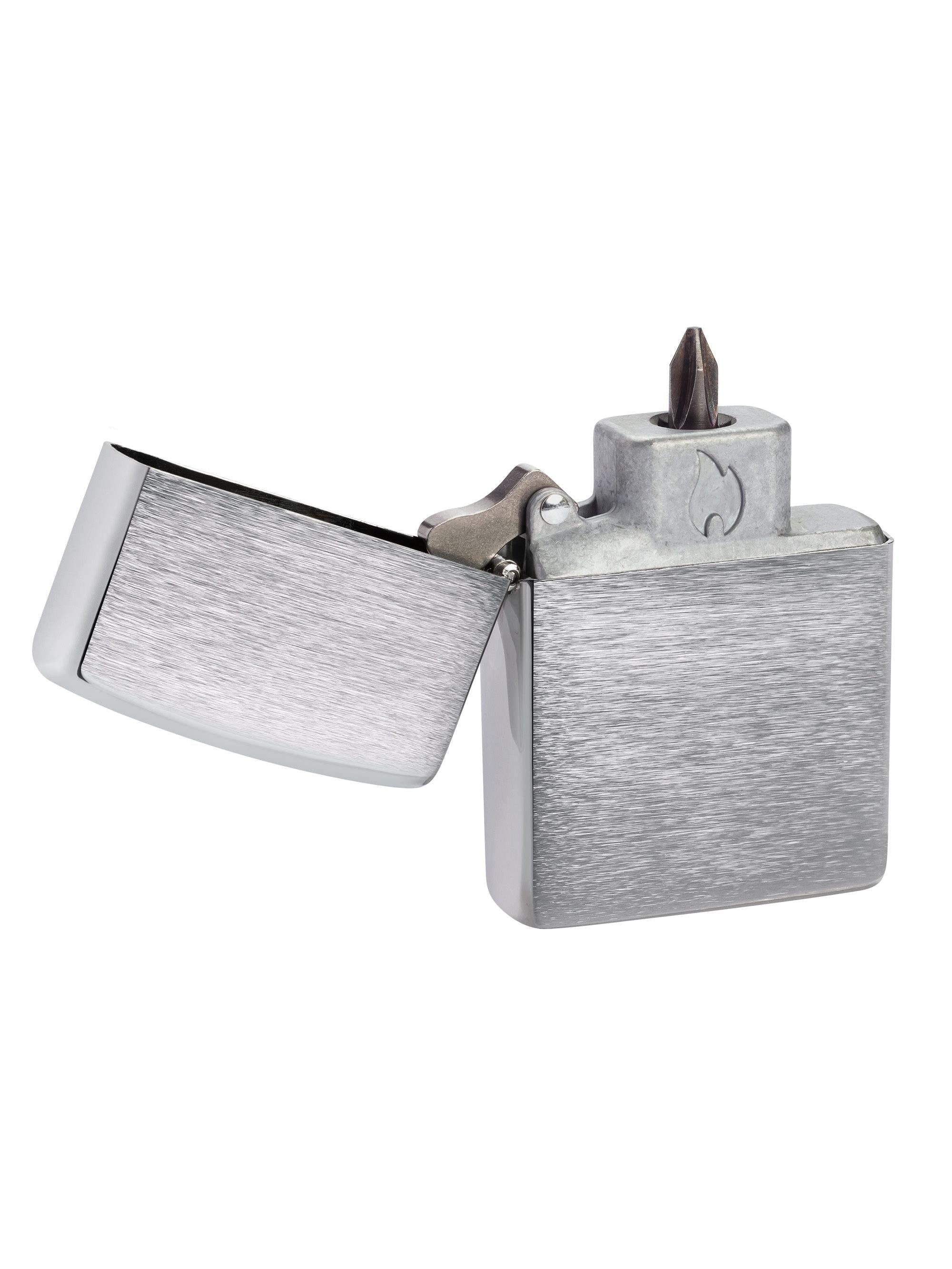 Zippo Bit Safe Insert with Brushed Chrome Case - 40702