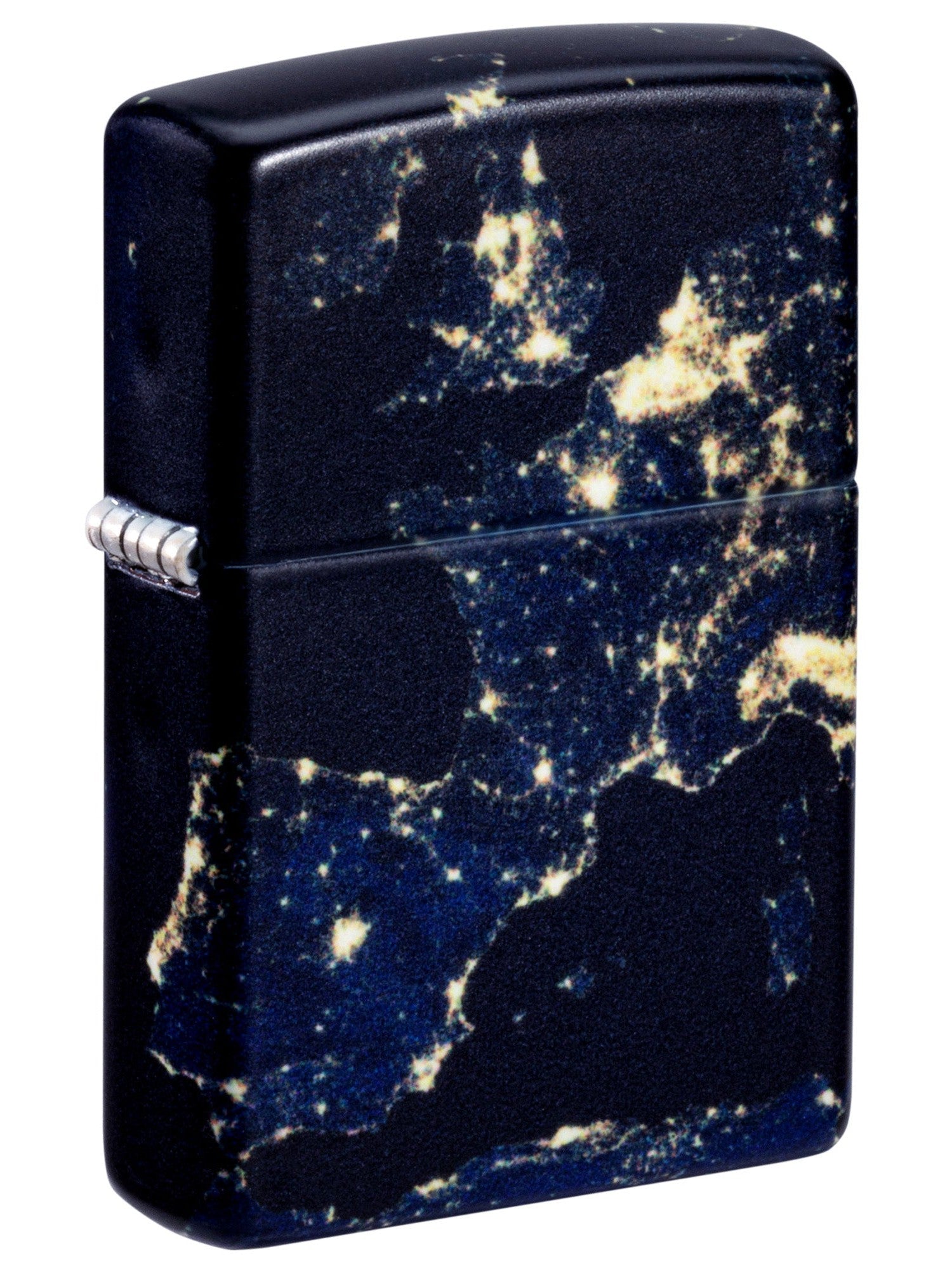 Zippo Lighter: Europe From Space, Glow-in-the-Dark - 540 Color 46039