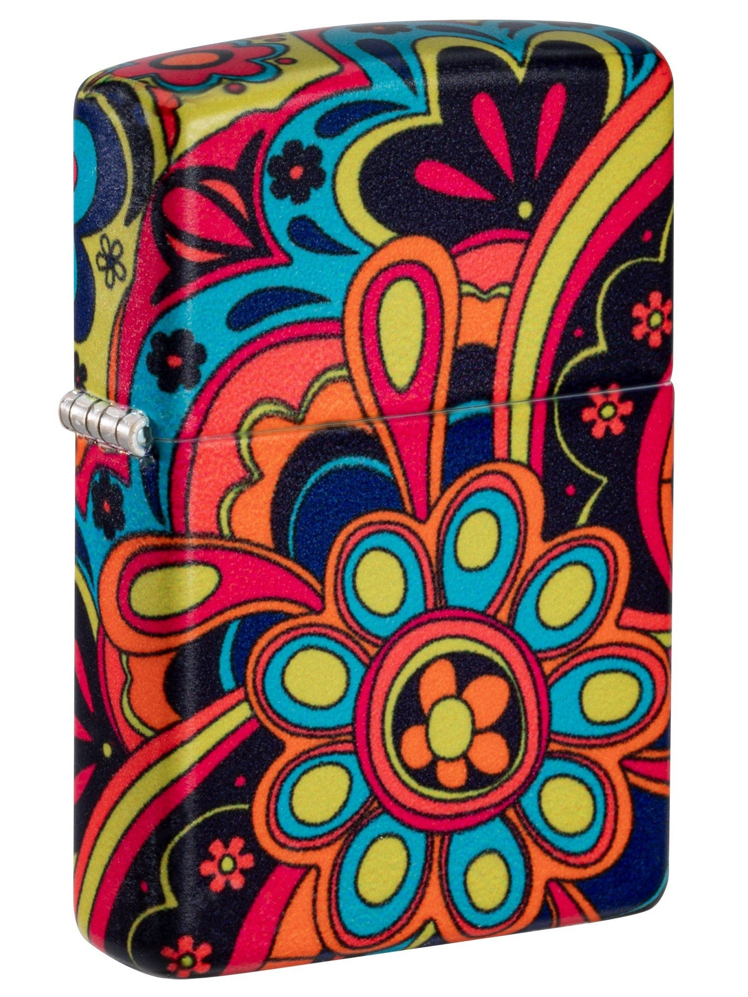 Zippo Lighter: Flower Power - 540 Color 46128