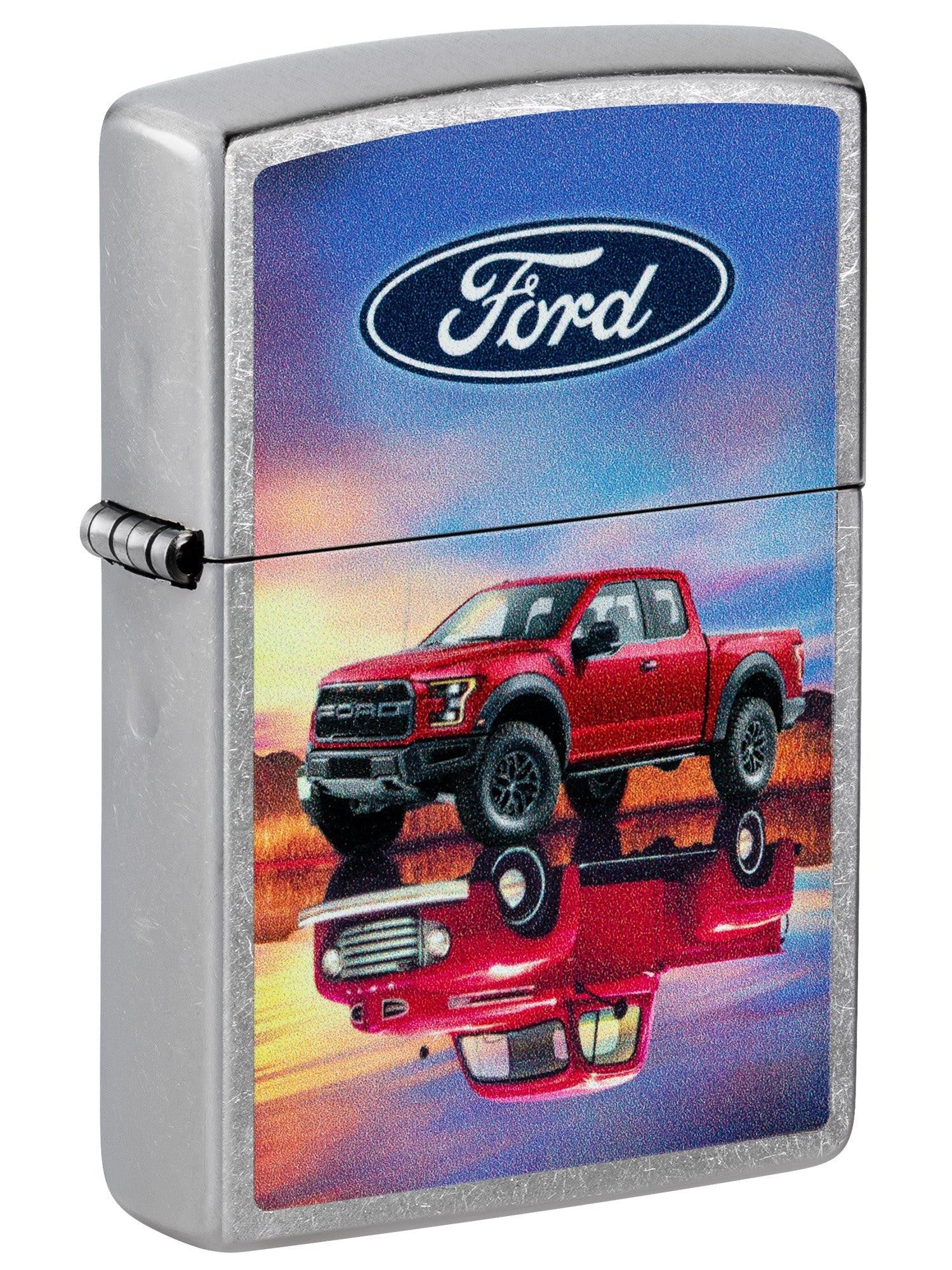 Zippo Lighter: Ford F-150, Now and Then - Street Chrome 46220