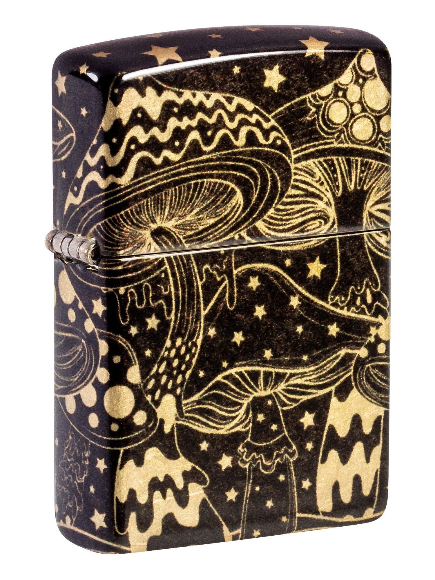 Zippo Lighter: Mushroom Drift Design - 540 Fusion 46277