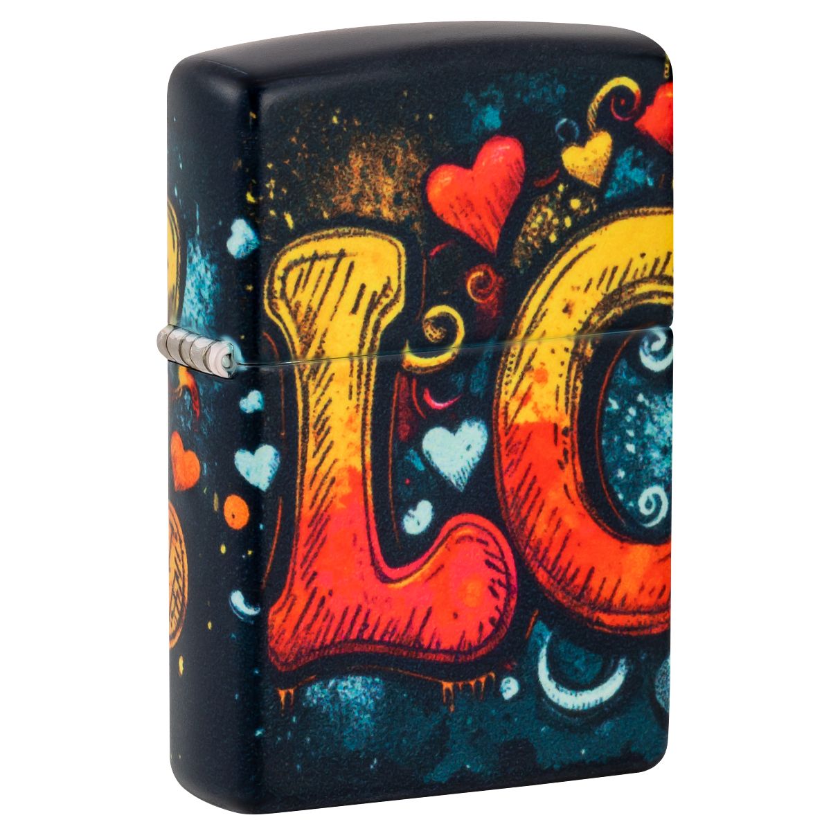 Zippo Lighter: Love Mural Design - 540 Color 46283