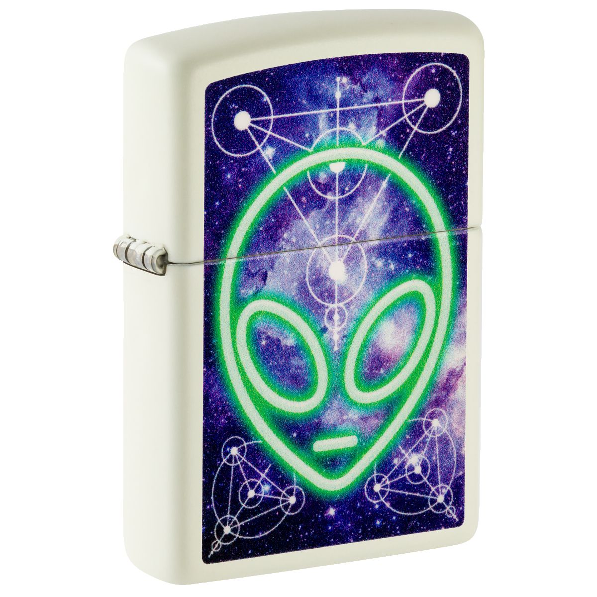 Zippo Lighter: Alien Head - Glow-in-the-Dark 46288