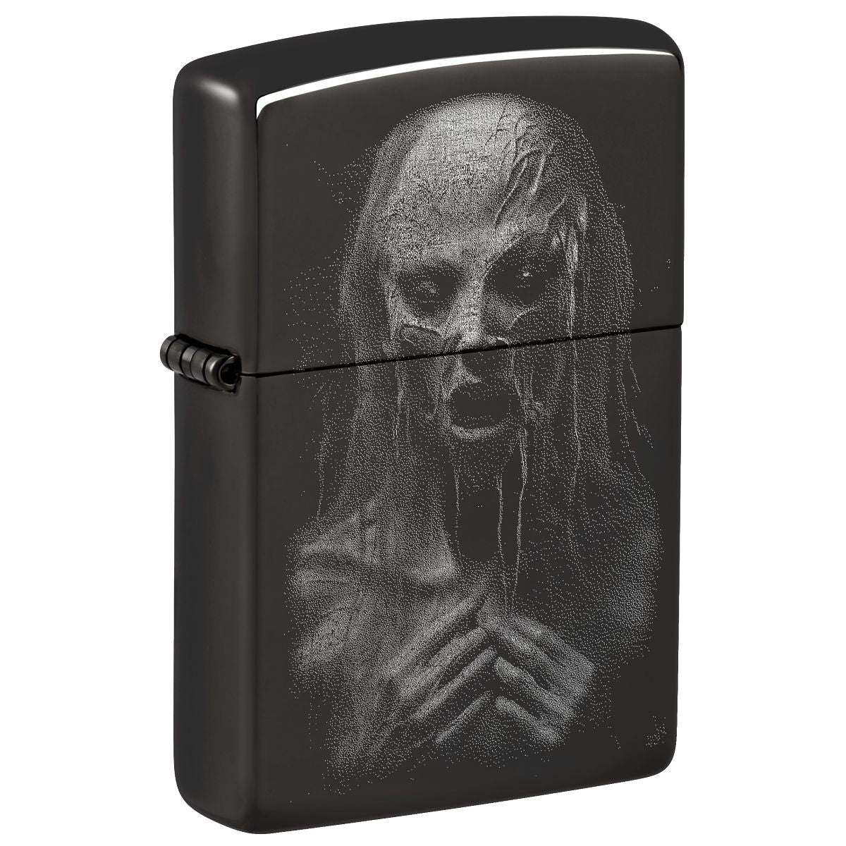 Zippo Lighter: Monster Design, Photo Image - High Polish Black 46292