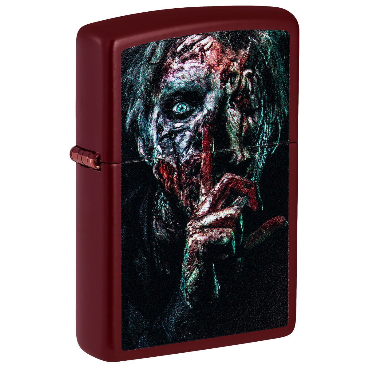 Zippo Lighter: Quiet Zombie - Merlot 46344