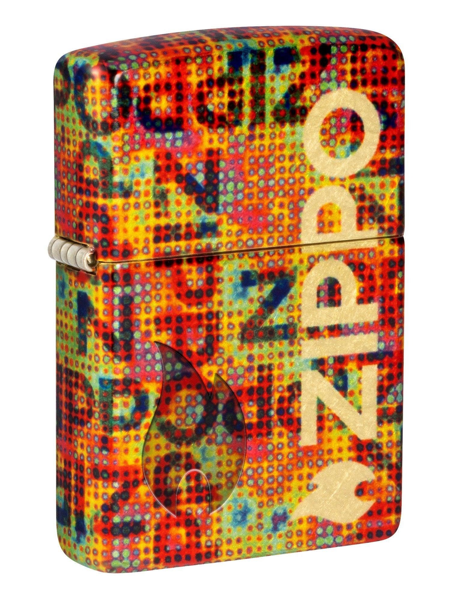 Zippo Lighter: Pixel Fusion Design - 540 Fusion 46386