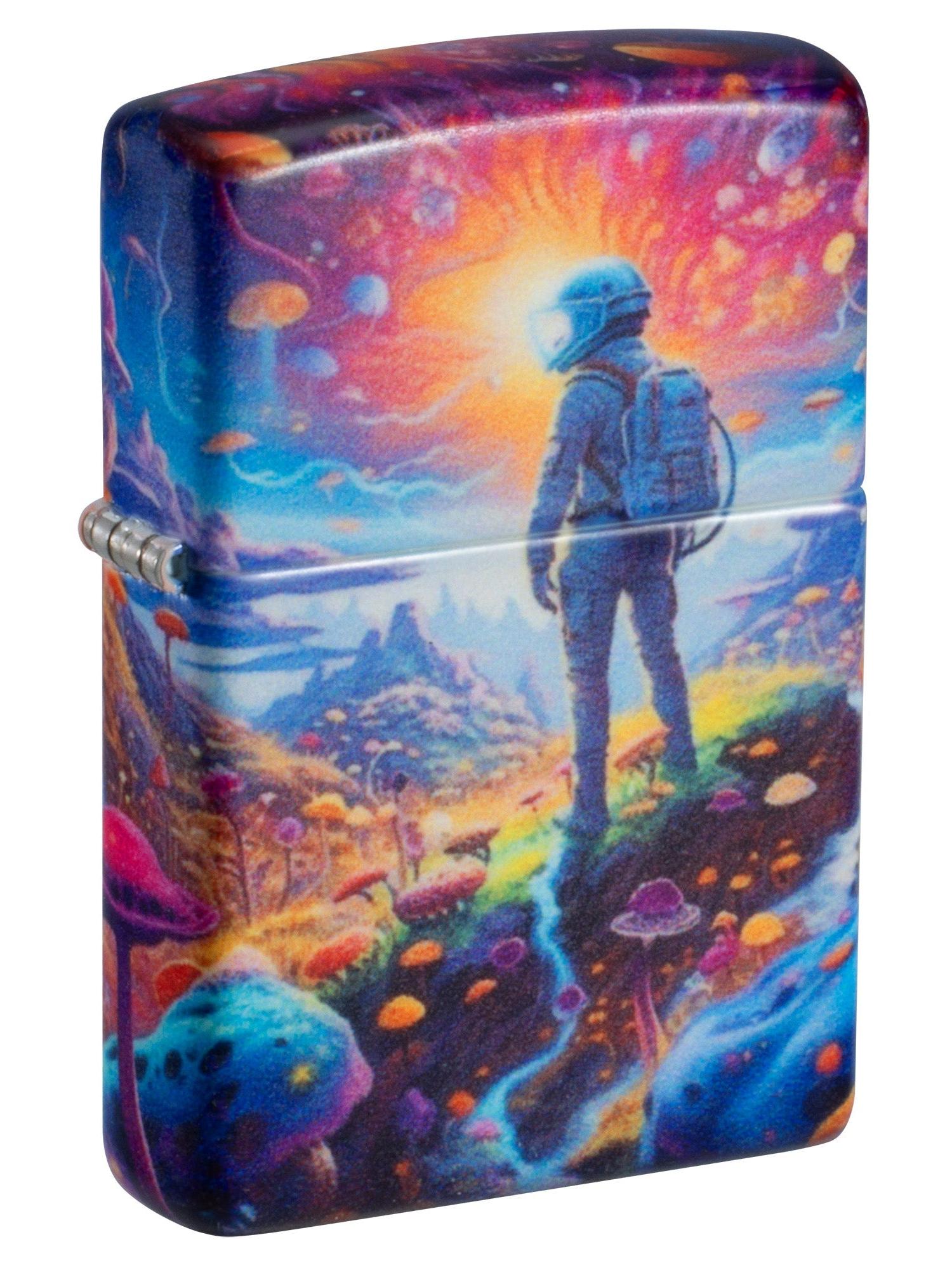 Zippo Lighter: Mushrooms in Space - 540 Color 46433