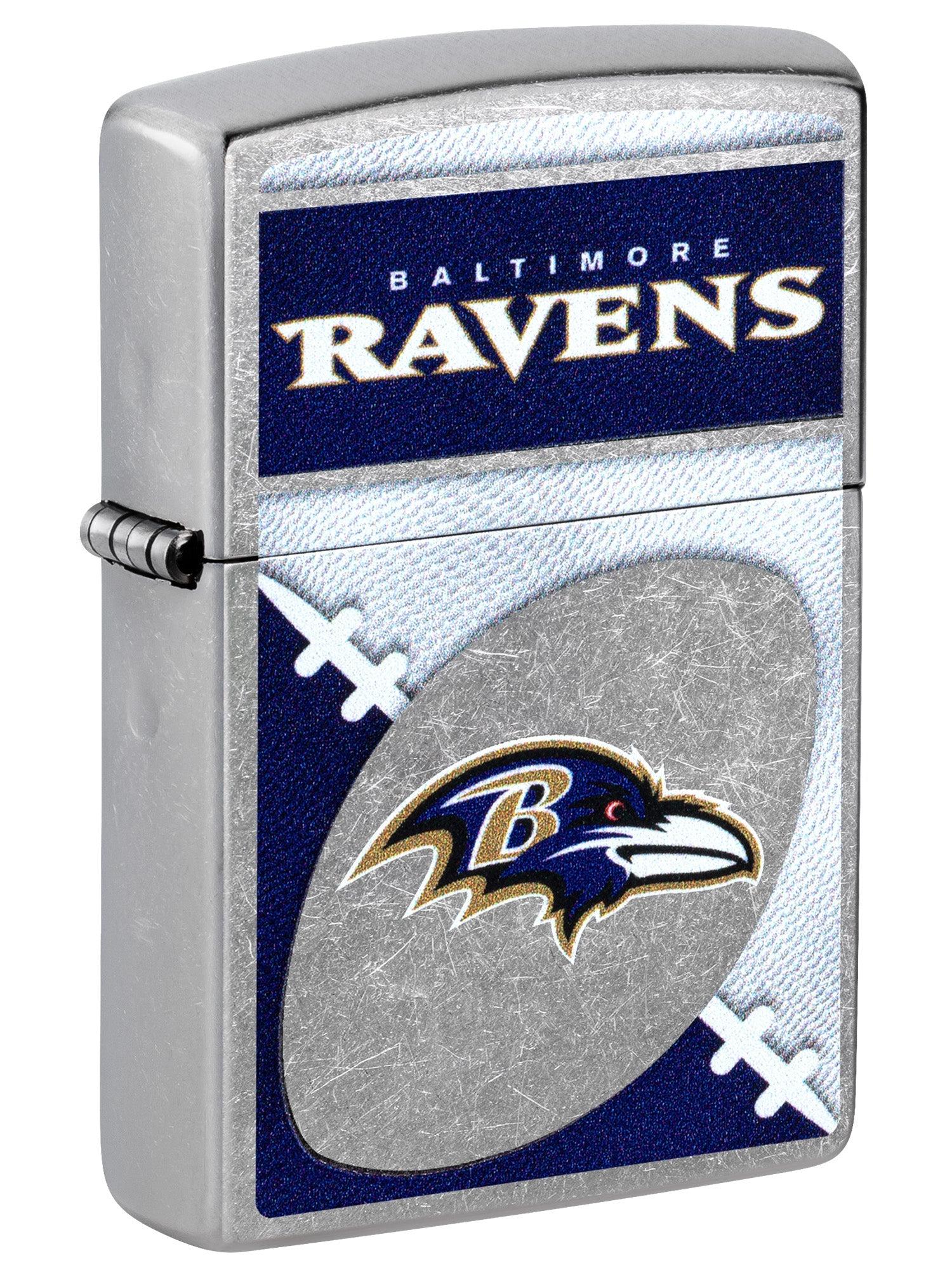 Zippo Lighter: NFL Football, Baltimore Ravens - Street Chrome 46437