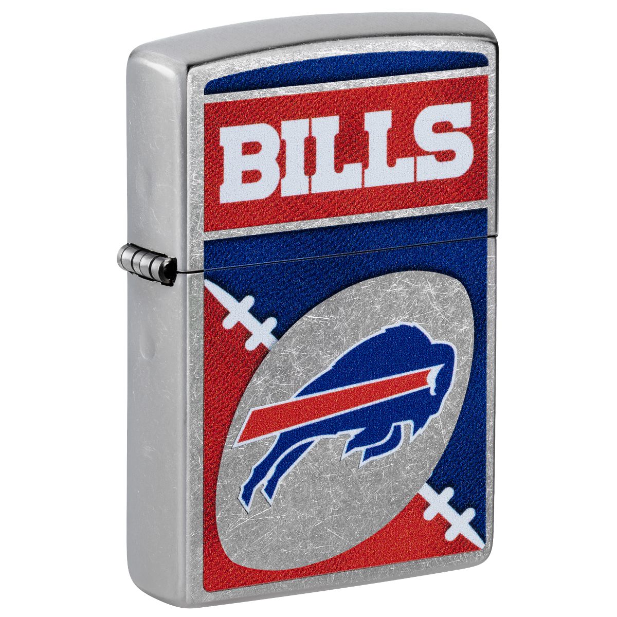 Zippo Lighter: NFL Football, Buffalo Bills - Street Chrome 46438