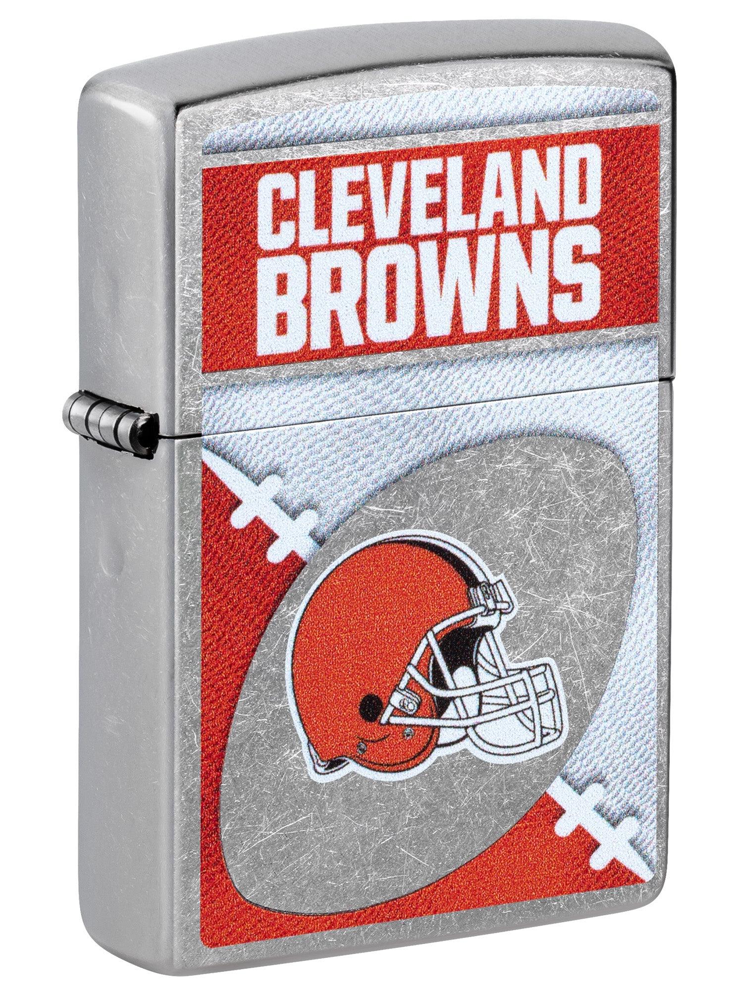 Zippo Lighter: NFL Football, Cleveland Browns - Street Chrome 46442