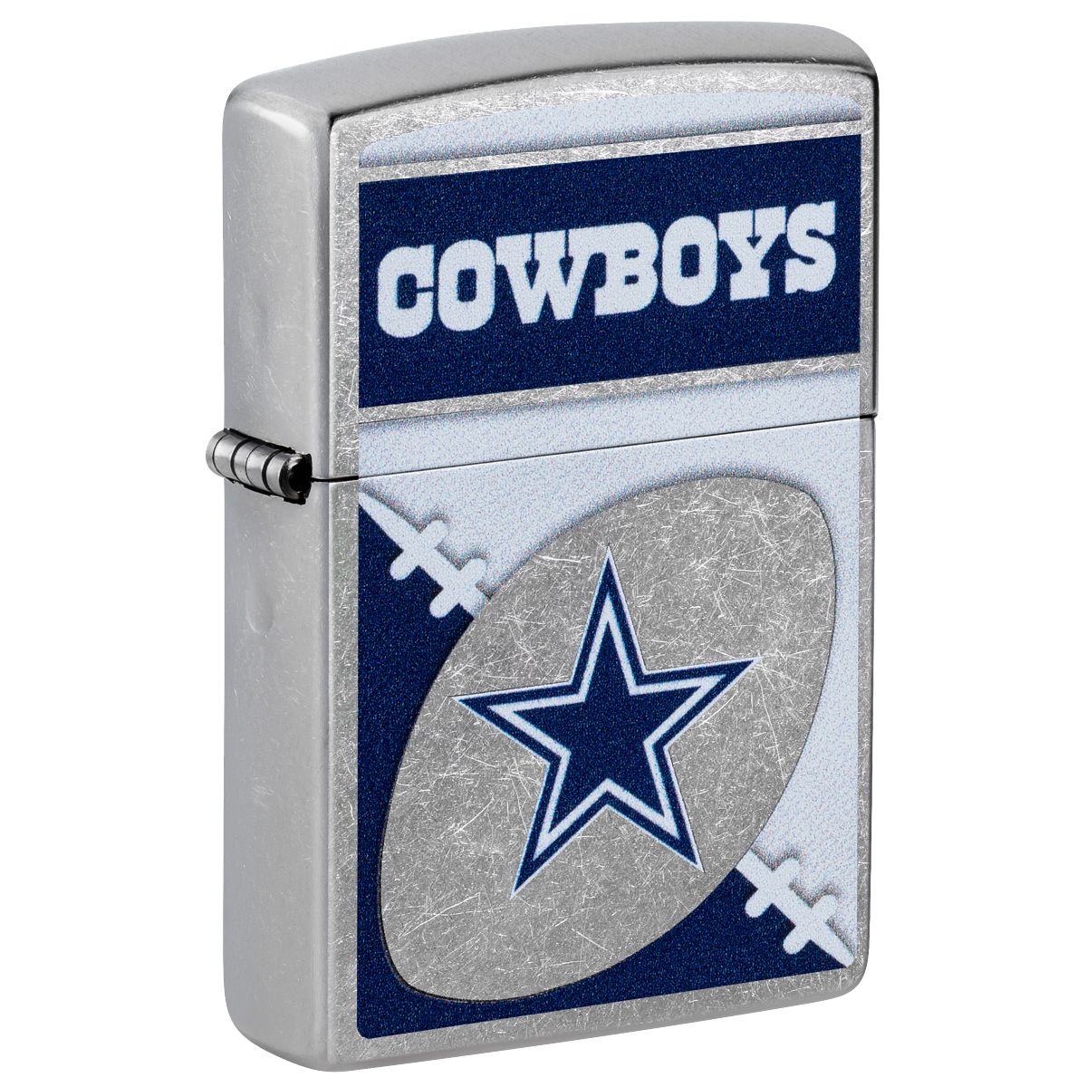 Zippo Lighter: NFL Football, Dallas Cowboys - Street Chrome 46443
