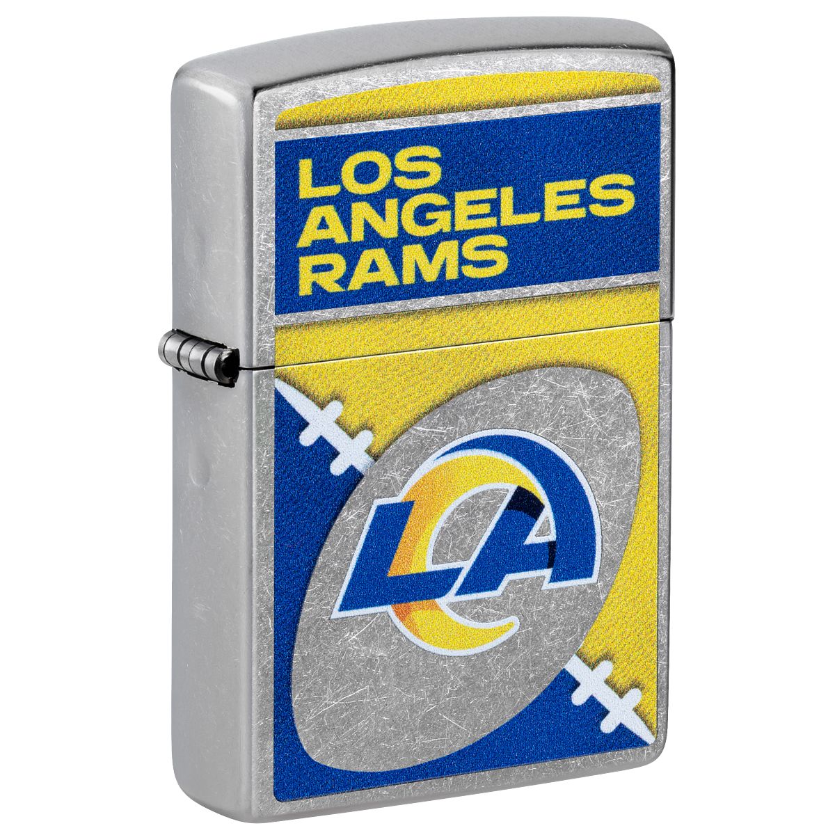 Zippo Lighter: NFL Football, Los Angeles Rams - Street Chrome 46453