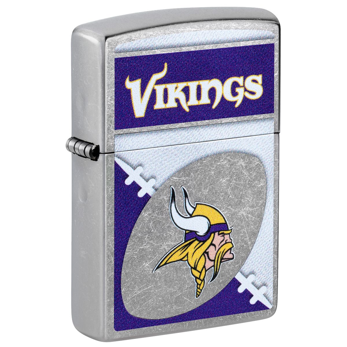 Zippo Lighter: NFL Football, Minnesota Vikings - Street Chrome 46455