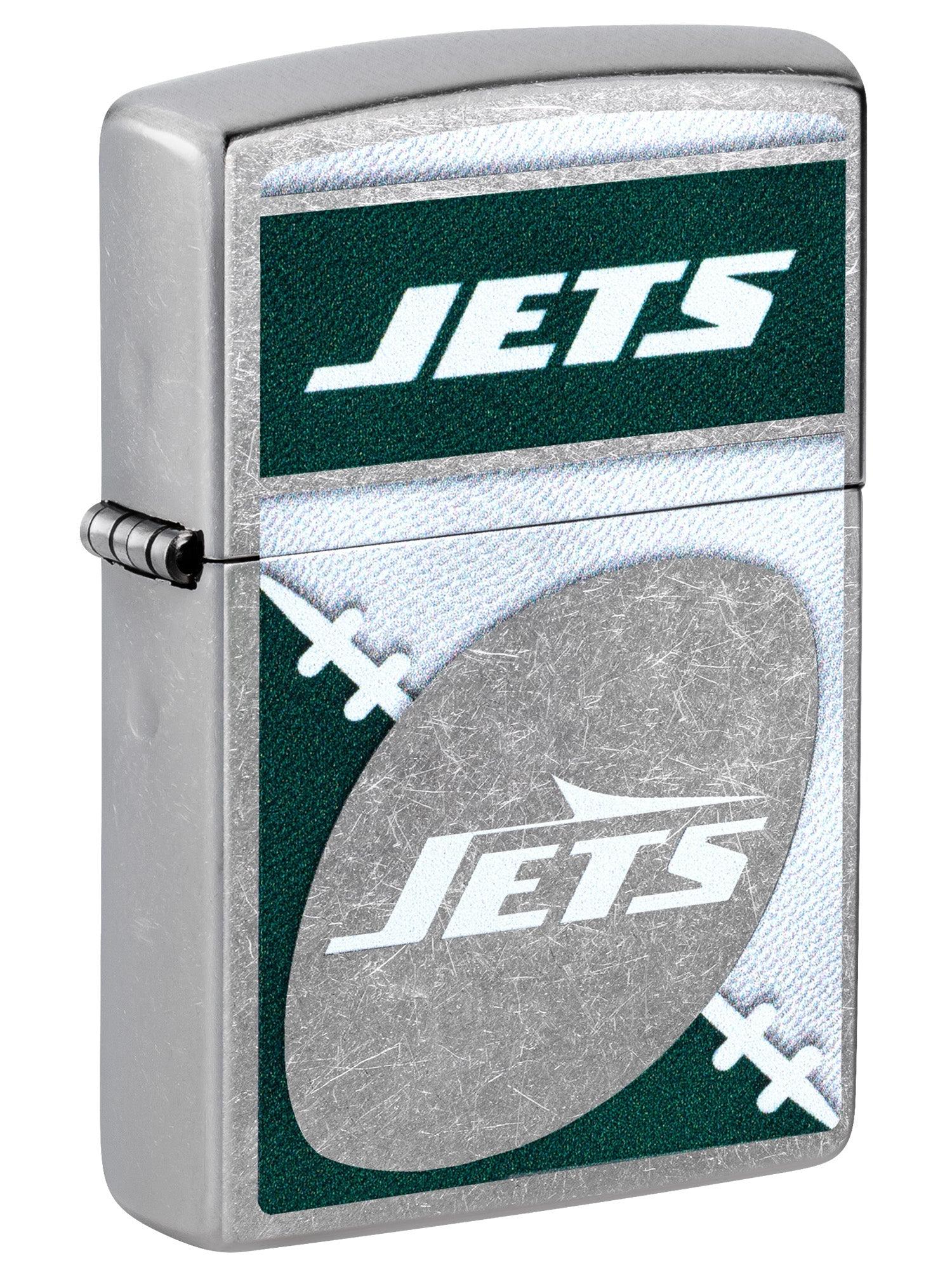 Zippo Lighter: NFL Football, New York Jets - Street Chrome 46459