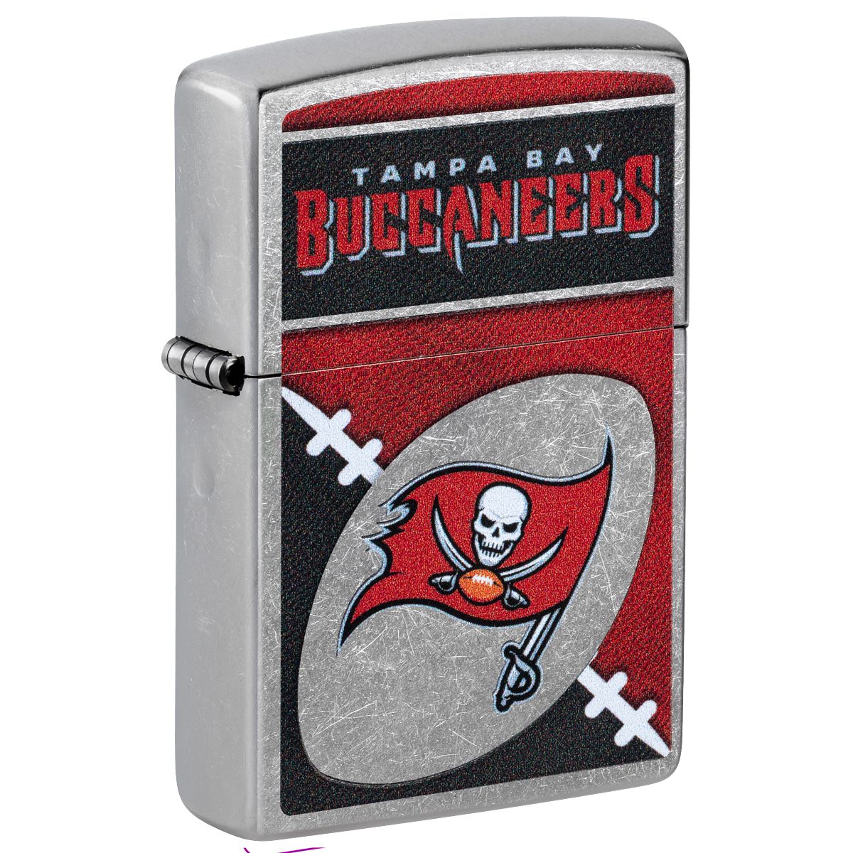 Zippo Lighter: NFL Football, Tampa Bay Buccaneers - Street Chrome 46464