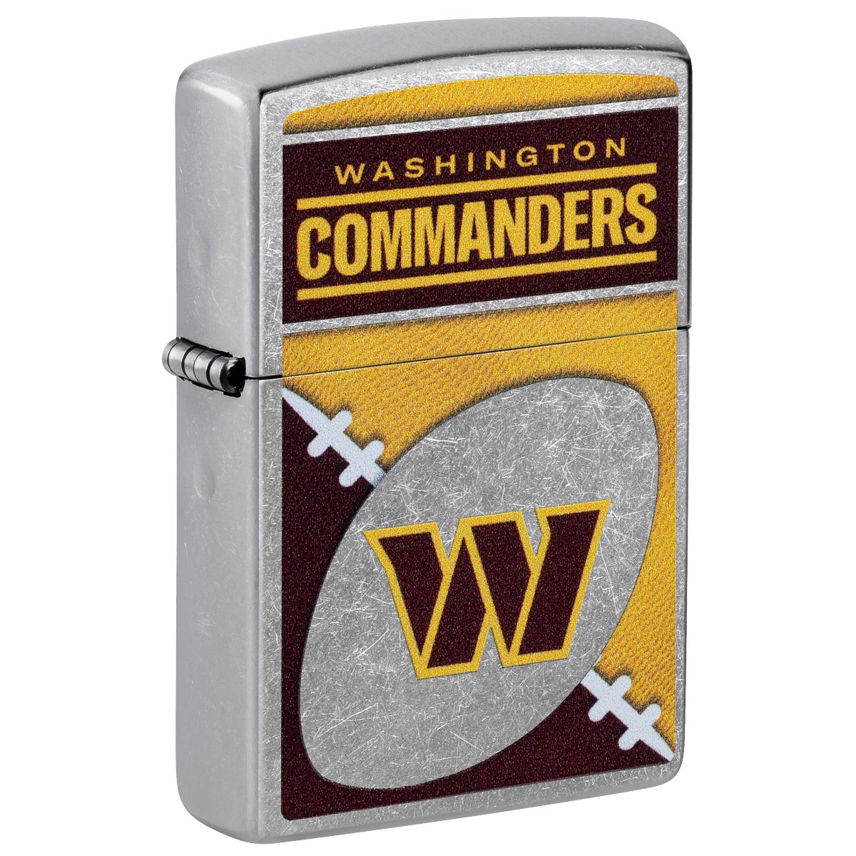 Zippo Lighter: NFL Football, Washington Commanders - Street Chrome 46466