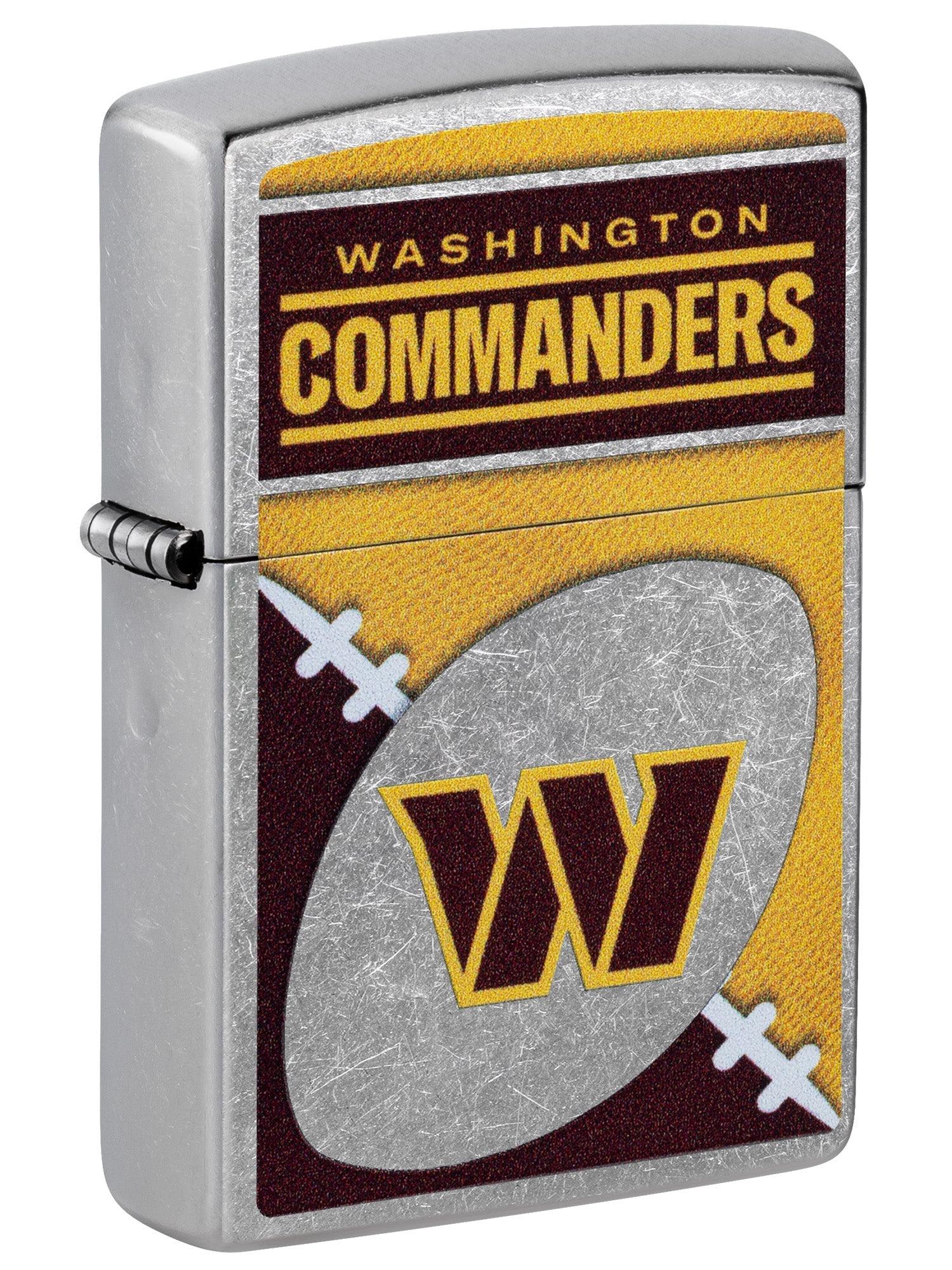Zippo Lighter: NFL Football, Washington Commanders - Street Chrome 46466