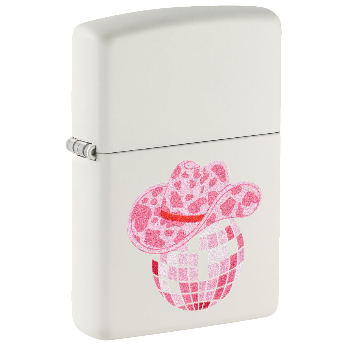 Zippo Lighter: Honky Tonk Design - White Matte 46468