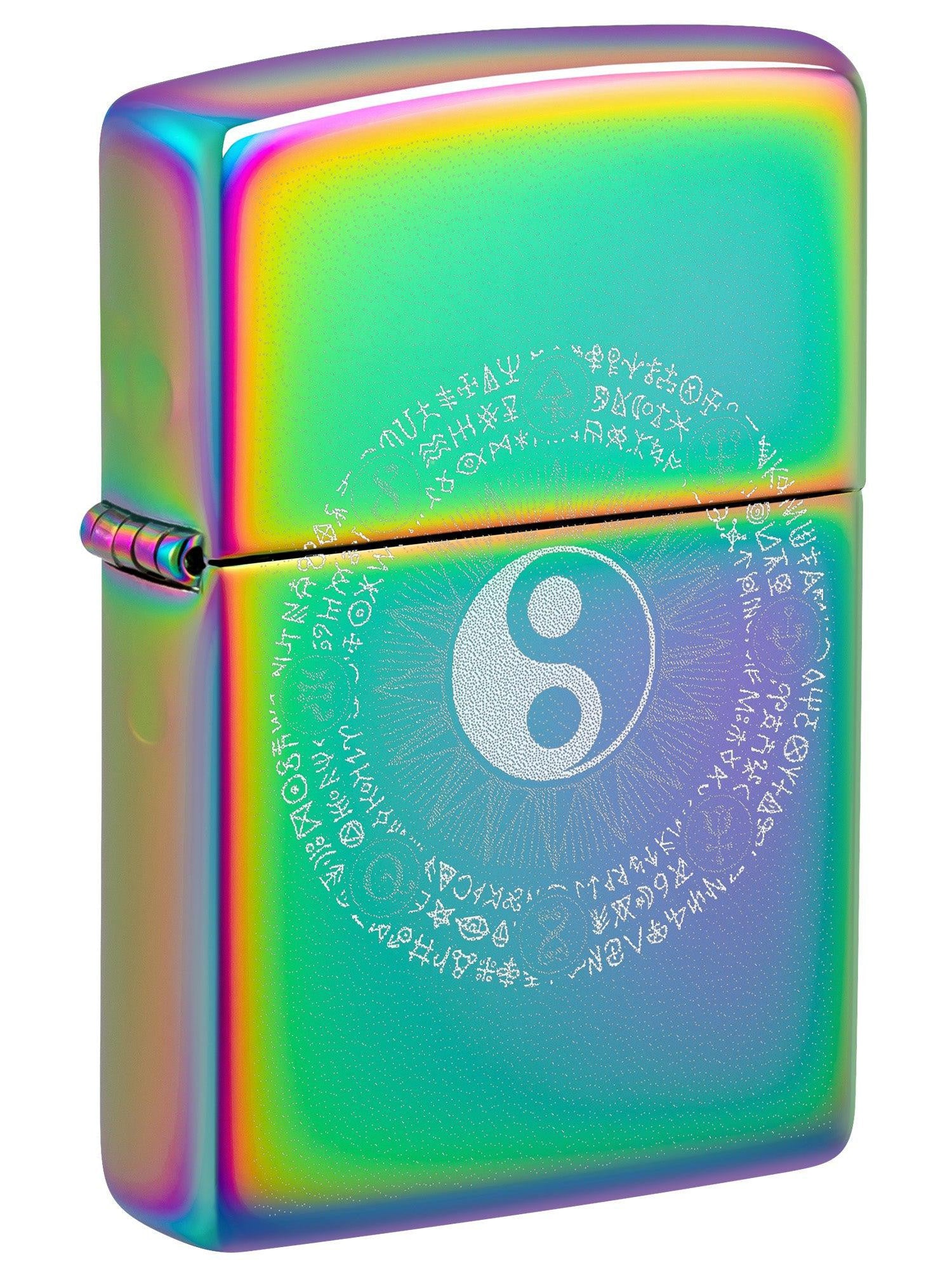 Zippo Lighter: Yin and Yang Design, Engraved - Multi-Color 46482