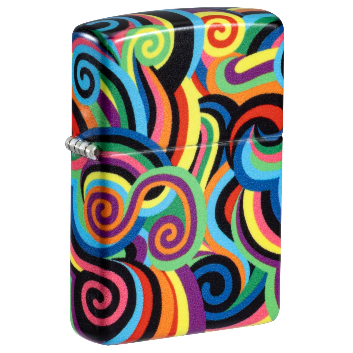 Zippo Lighter: Swirl Pattern by Rick Rietveld - Glow-in-the-Dark 46491