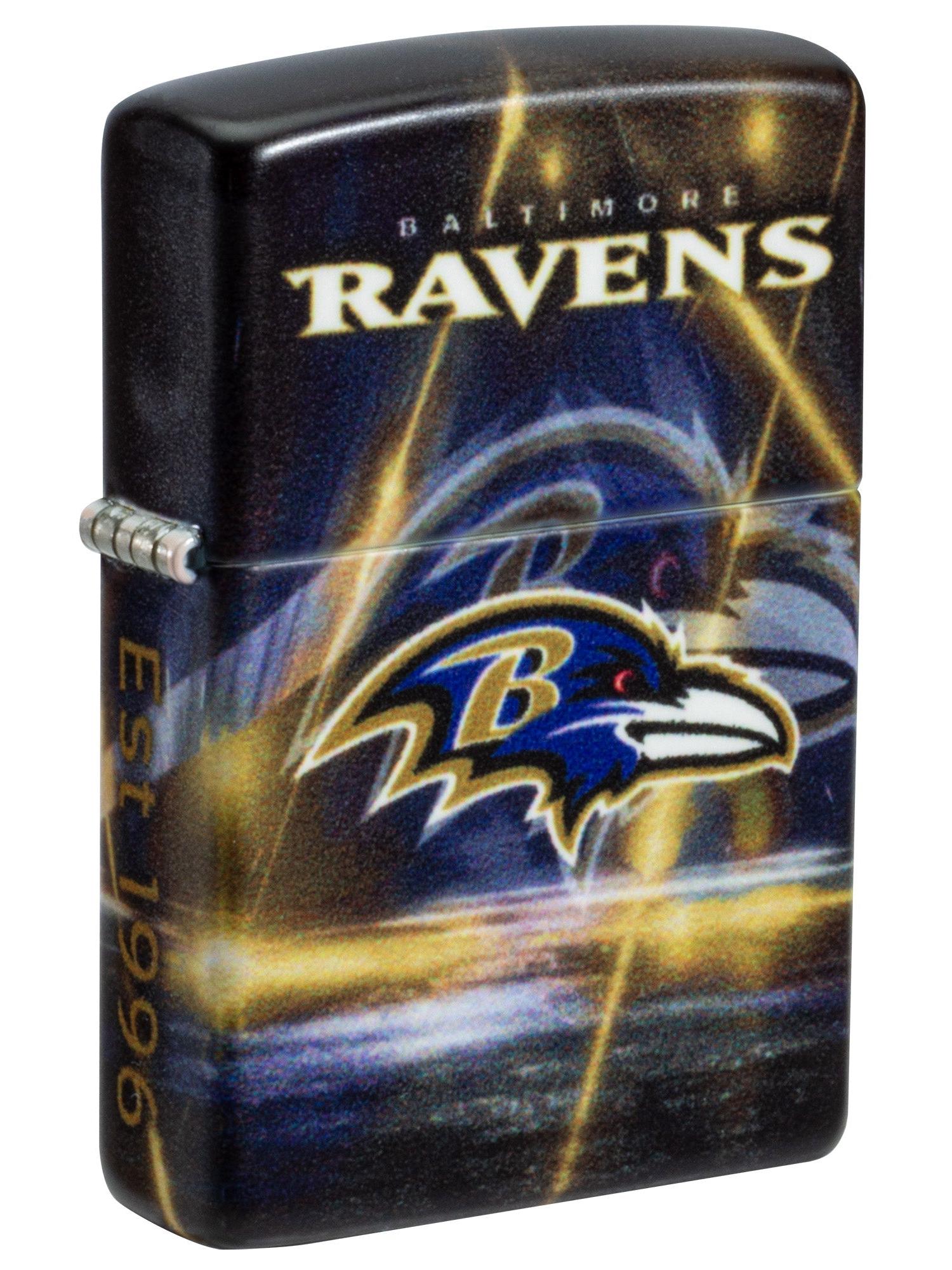 Zippo Lighter: NFL Football, Baltimore Ravens - 540 Color 46495