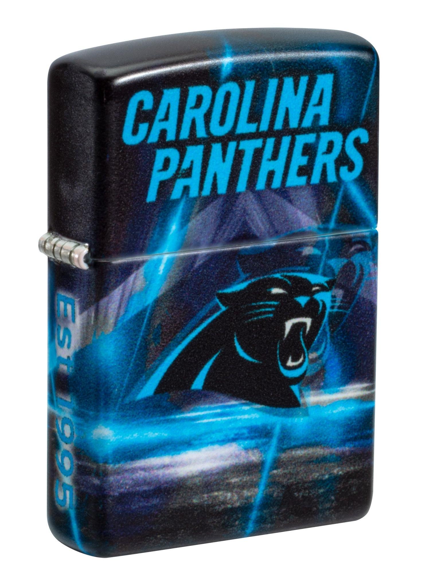 Zippo Lighter: NFL Football, Carolina Panthers - 540 Color 46497