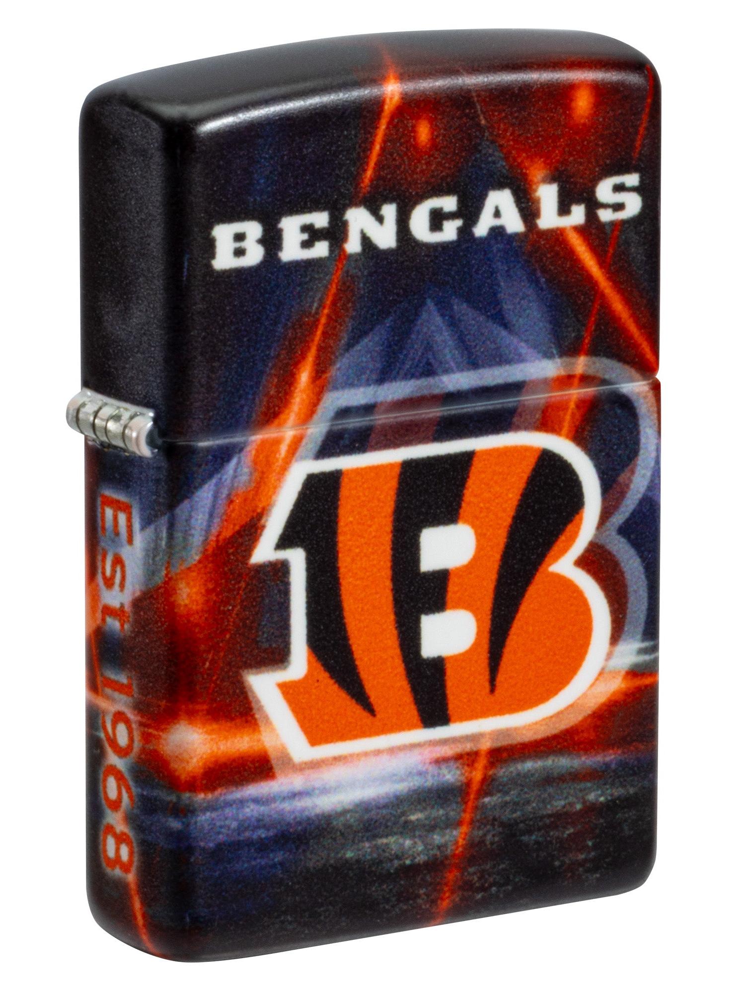 Zippo Lighter: NFL Football, Cincinnati Bengals - 540 Color 46499